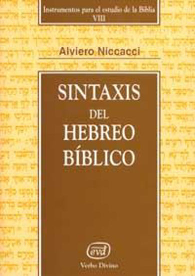 Foto de SINTAXIS DEL HEBREO BIBLICO VIII