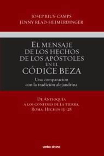 Foto de MENSAJE DE LOS HECHOS DE LOS APOSTOLOS EN EL CODICE BEZA II