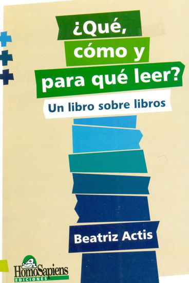 Foto de QUE COMO Y PARA QUE LEER UN LIBRO SOBRE LIBROS