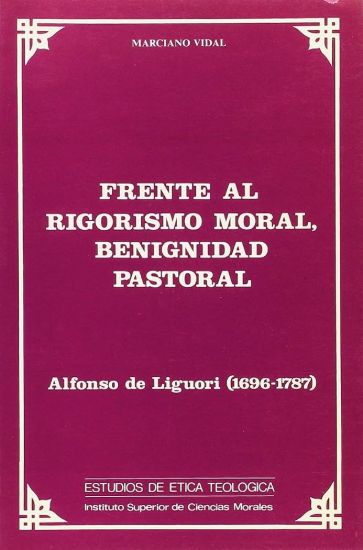 Foto de FRENTE AL RIGORISMO MORAL BENIGNIDAD PASTORAL